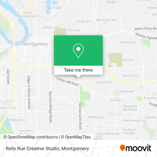 Relly Rue Creative Studio map