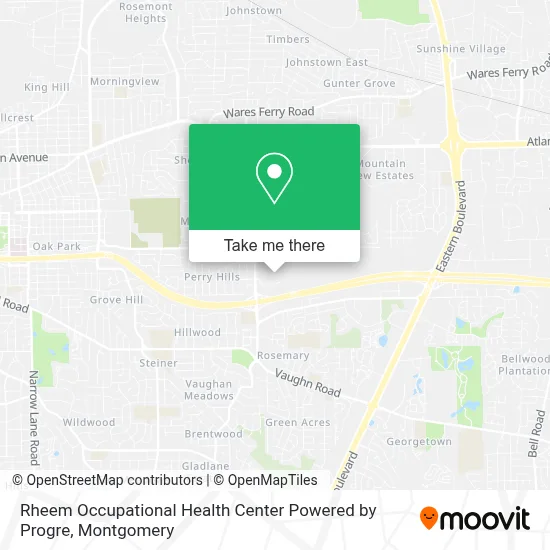 Rheem Occupational Health Center Powered by Progre map