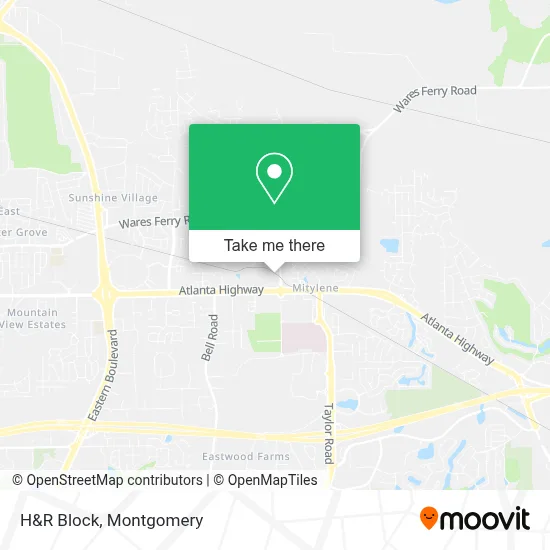 H&R Block map