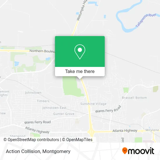 Action Collision map