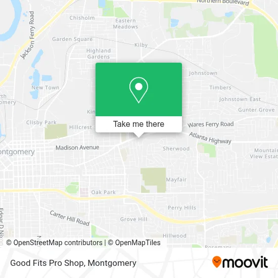 Good Fits Pro Shop map