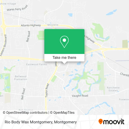 Rio Body Wax Montgomery map