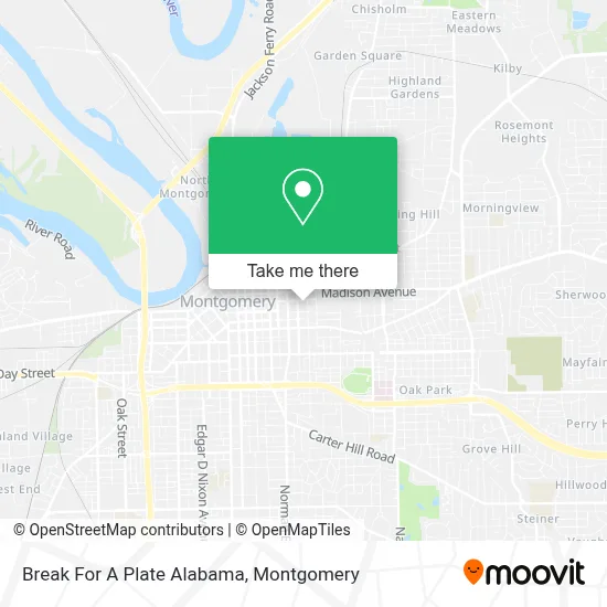 Break For A Plate Alabama map