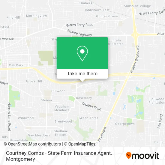 Courtney Combs - State Farm Insurance Agent map