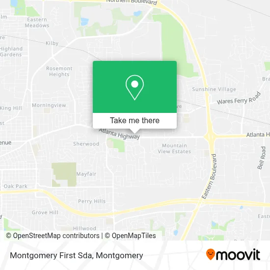 Montgomery First Sda map