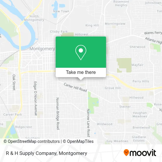 R & H Supply Company map