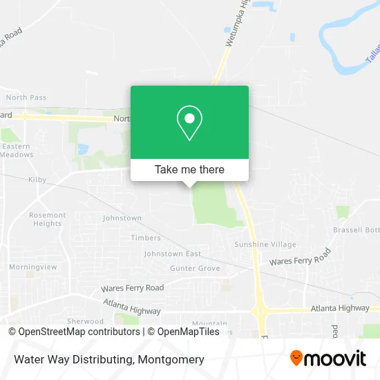 Water Way Distributing map