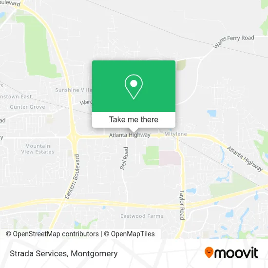 Strada Services map