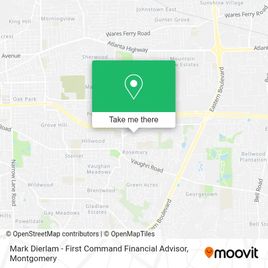 Mark Dierlam - First Command Financial Advisor map