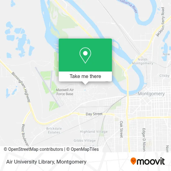 Air University Library map