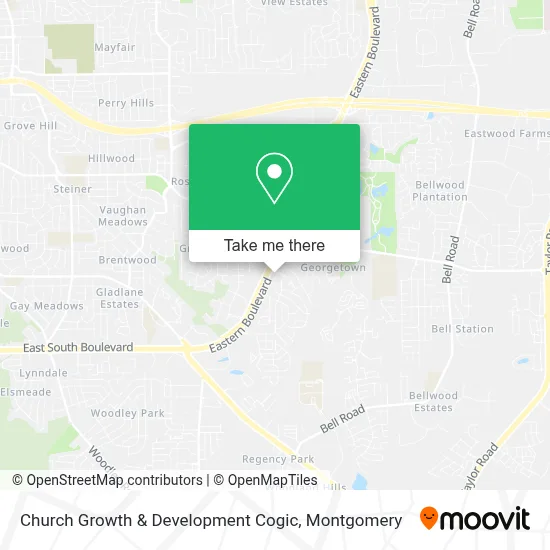 Church Growth & Development Cogic map