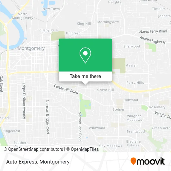 Auto Express map