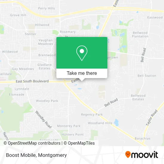 Boost Mobile map