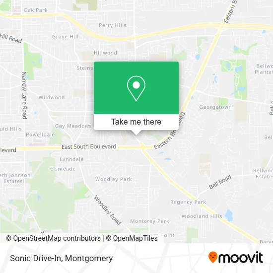 Sonic Drive-In map