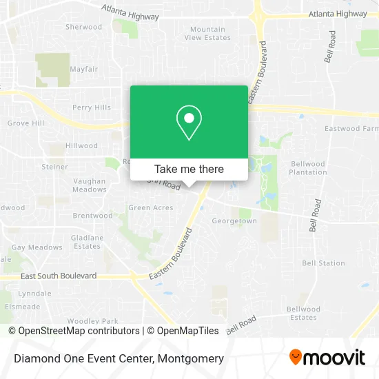 Diamond One Event Center map