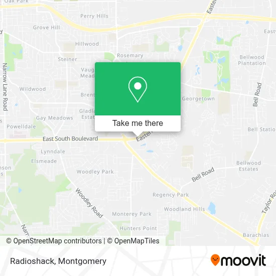 Radioshack map