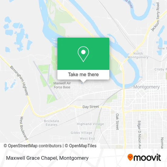 Maxwell Grace Chapel map