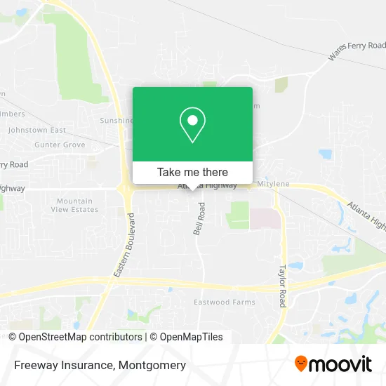 Freeway Insurance map