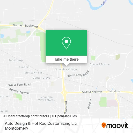 Auto Design & Hot Rod Customizing Llc map