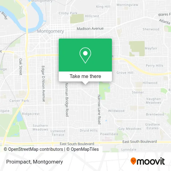 Proimpact map