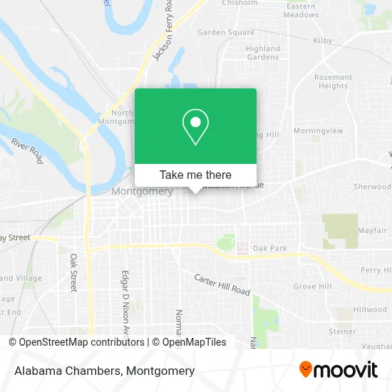 Alabama Chambers map
