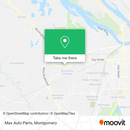 Max Auto Parts map