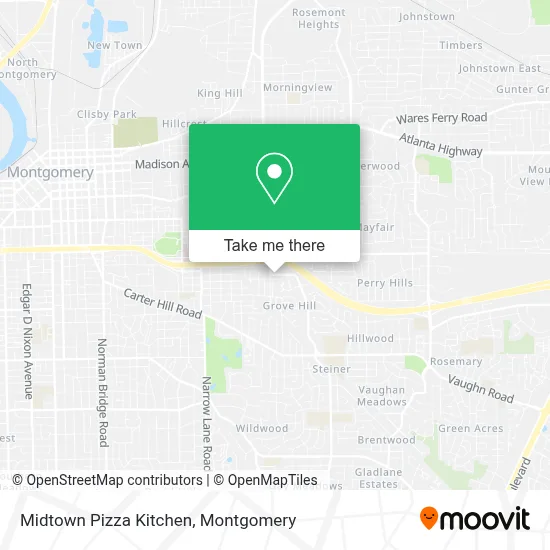 Midtown Pizza Kitchen map