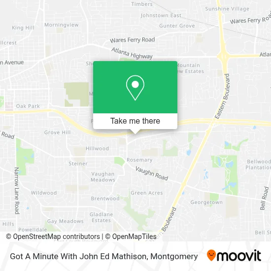 Got A Minute With John Ed Mathison map