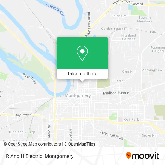 R And H Electric map