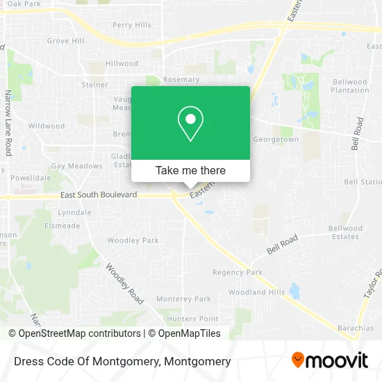 Dress Code Of Montgomery map