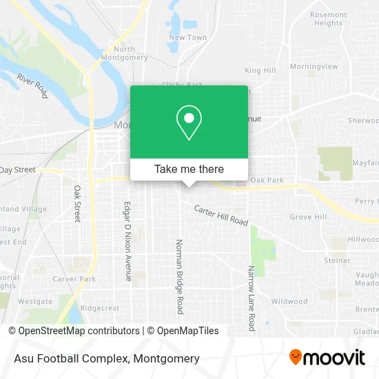 Asu Football Complex map