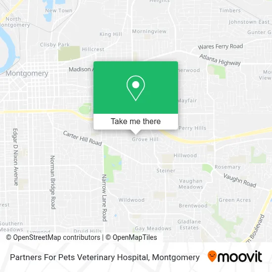 Partners For Pets Veterinary Hospital map