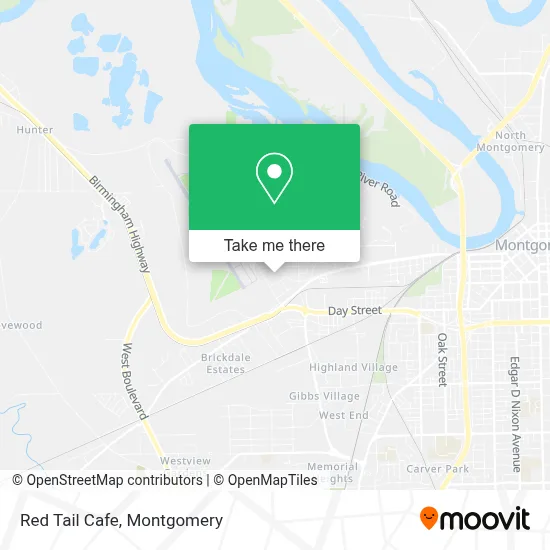 Red Tail Cafe map