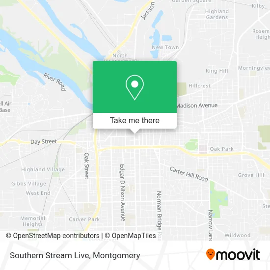 Southern Stream Live map