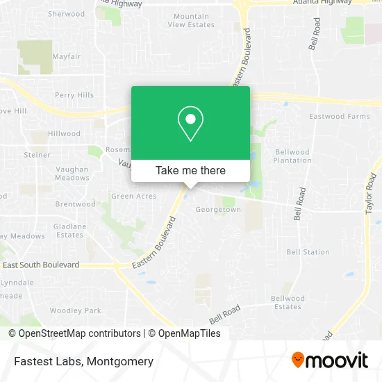 Fastest Labs map