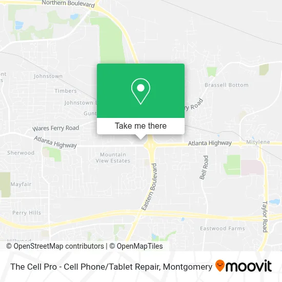 The Cell Pro - Cell Phone / Tablet Repair map
