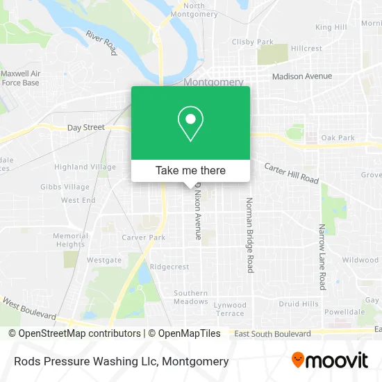 Rods Pressure Washing Llc map