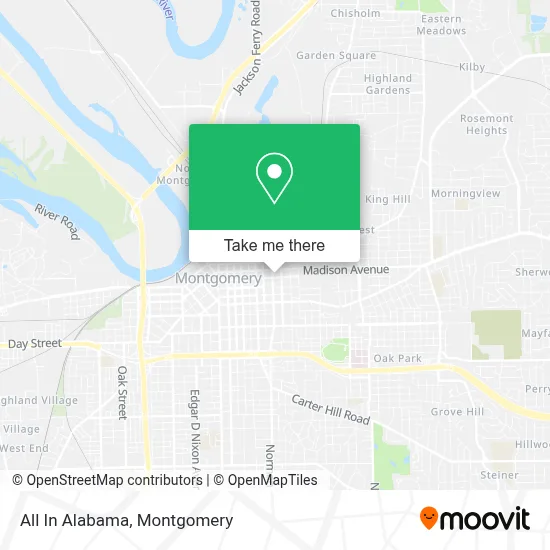 All In Alabama map