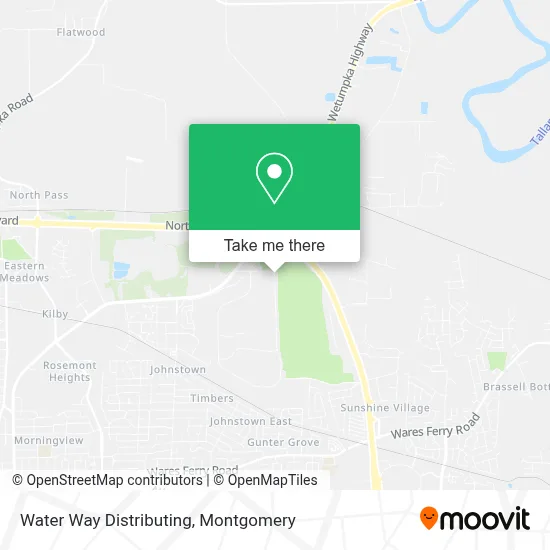 Water Way Distributing map