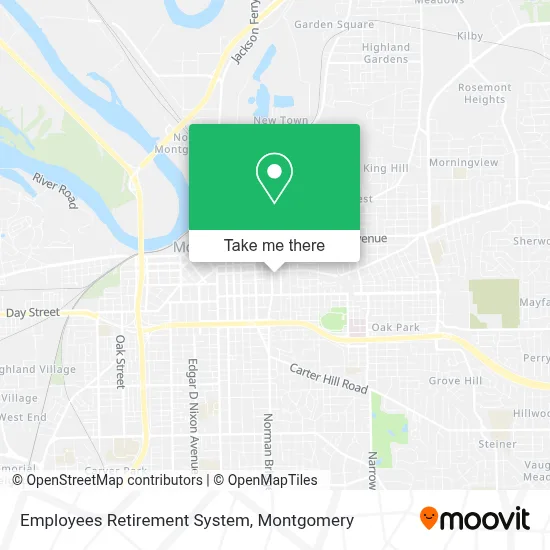 Employees Retirement System map