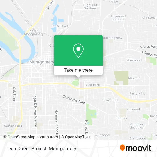 Teen Direct Project map
