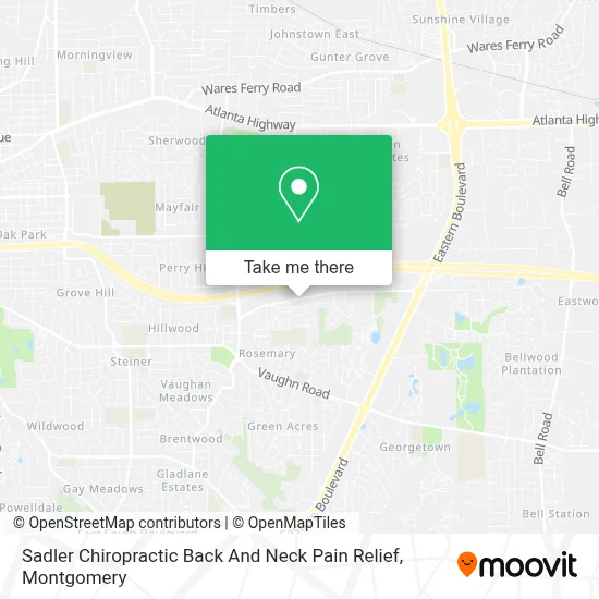 Sadler Chiropractic Back And Neck Pain Relief map