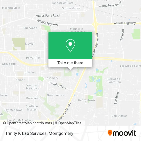 Trinity K Lab Services map