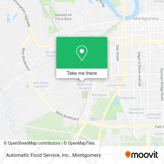 Automatic Food Service, Inc. map