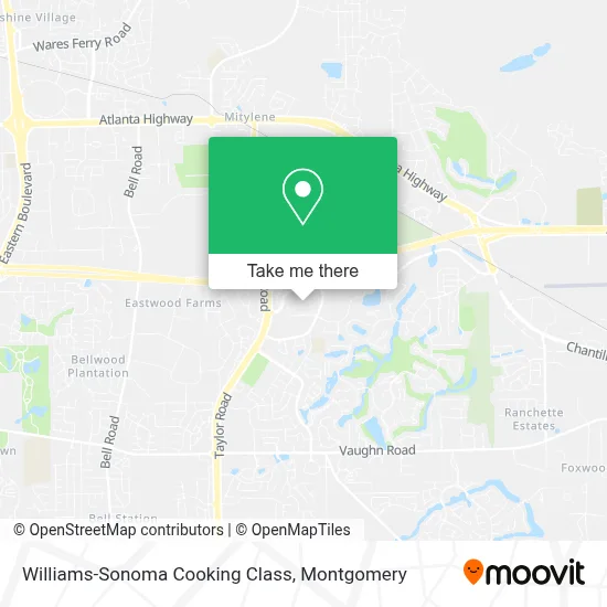 Williams-Sonoma Cooking Class map