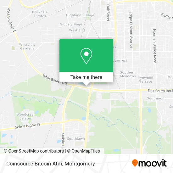 Coinsource Bitcoin Atm map