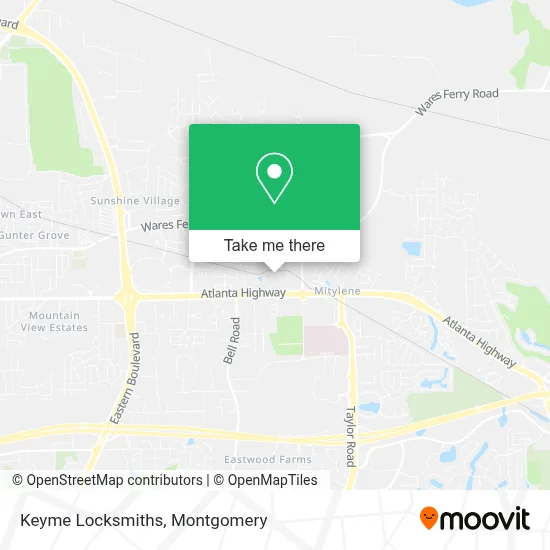 Keyme Locksmiths map