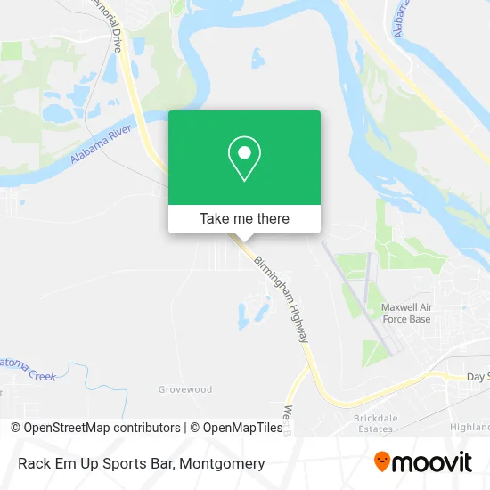 Rack Em Up Sports Bar map