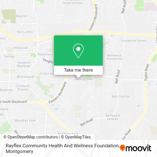 Rayflex Community Health And Wellness Foundation map