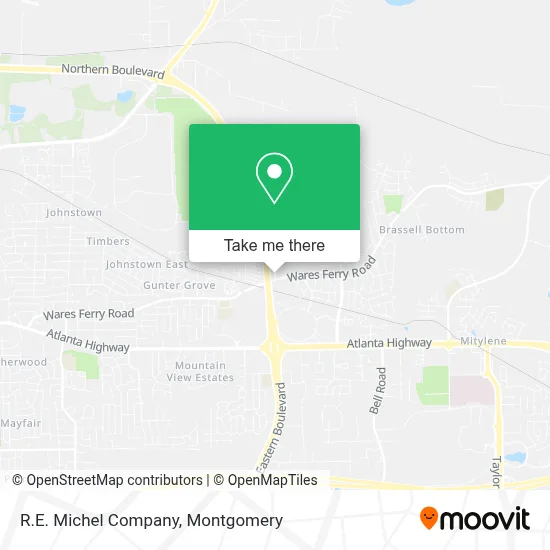 R.E. Michel Company map